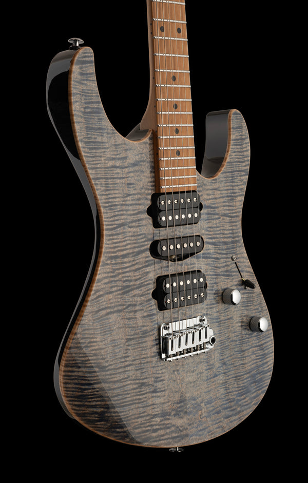 Suhr Modern Plus, Trans Blue Denim Slate, HSH, Maple