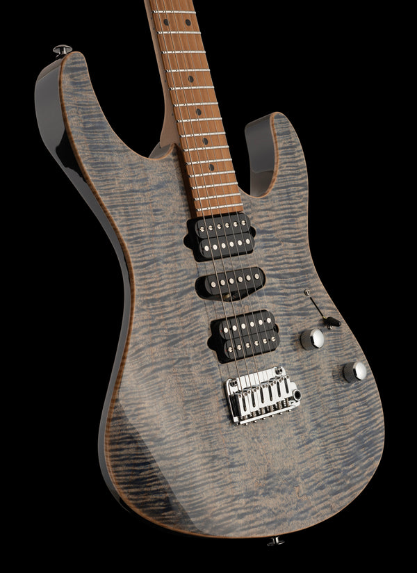 Suhr Modern Plus, Trans Blue Denim Slate, HSH, Maple