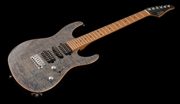 Suhr Modern Plus, Trans Blue Denim Slate, HSH, Maple