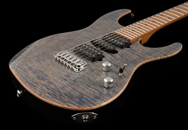 Suhr Modern Plus, Trans Blue Denim Slate, HSH, Maple