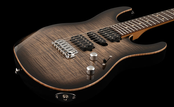Suhr Modern Plus, Trans Charcoal Burst, HSH, Pau Ferro