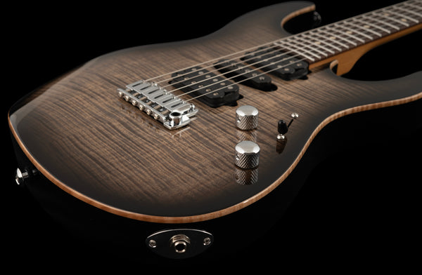 Suhr Modern Plus, Trans Charcoal Burst, HSH, Pau Ferro