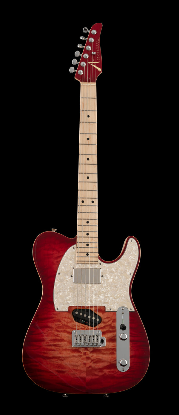 Tom Anderson Top T Classic - Natural Red Burst