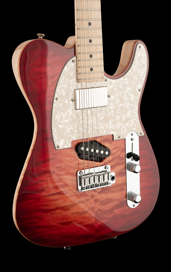 Tom Anderson Top T Classic - Natural Red Burst
