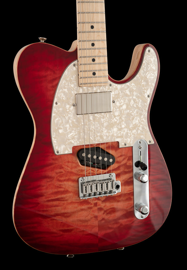 Tom Anderson Top T Classic - Natural Red Burst