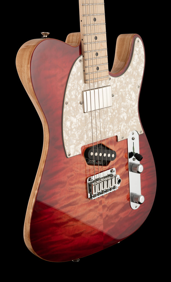 Tom Anderson Top T Classic - Natural Red Burst