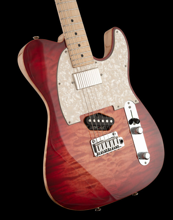 Tom Anderson Top T Classic - Natural Red Burst