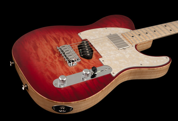 Tom Anderson Top T Classic - Natural Red Burst