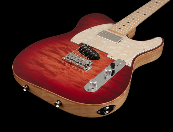 Tom Anderson Top T Classic - Natural Red Burst