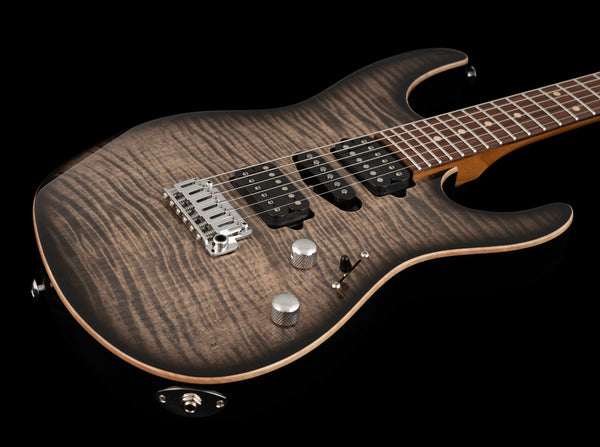 Suhr Modern Plus, Trans Charcoal Burst, HSH, Pau Ferro