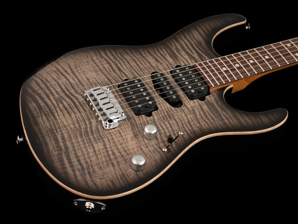 Suhr Modern Plus, Trans Charcoal Burst, HSH, Pau Ferro