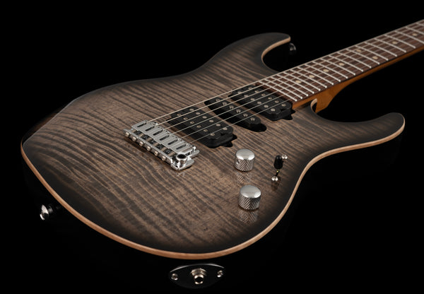 Suhr Modern Plus, Trans Charcoal Burst, HSH, Pau Ferro