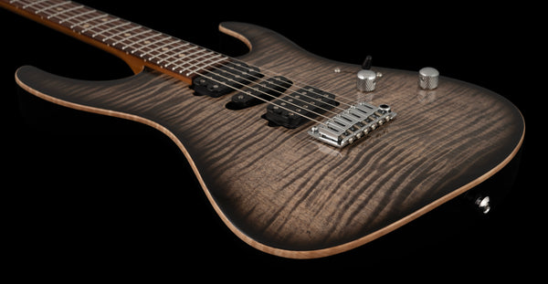 Suhr Modern Plus, Trans Charcoal Burst, HSH, Pau Ferro