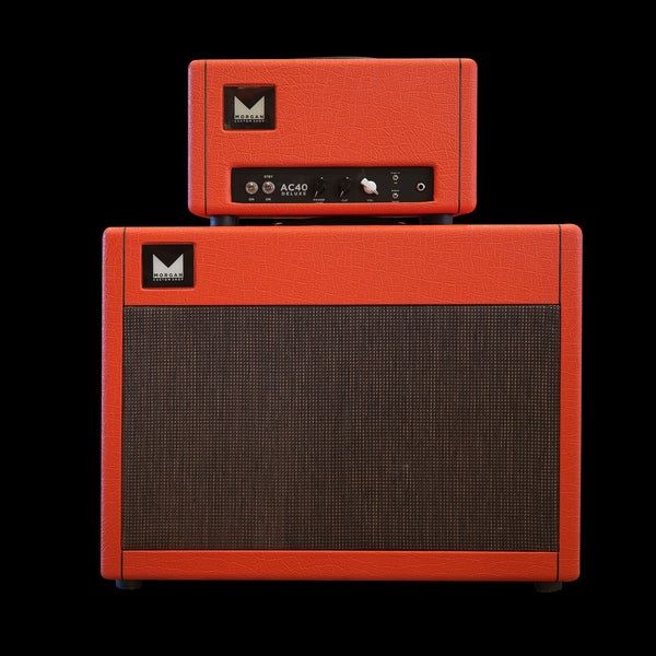 Morgan Custom Red AC40 Deluxe Head and 2x12 Cab