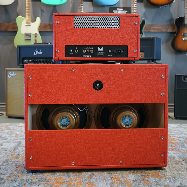 Morgan Custom Red AC40 Deluxe Head and 2x12 Cab