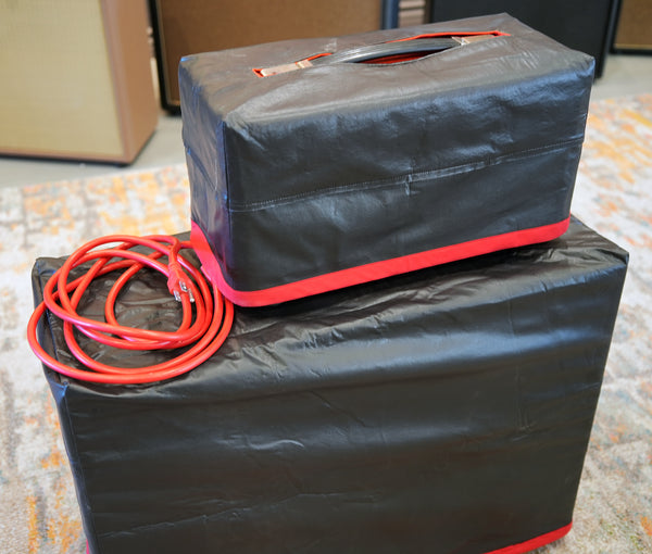 Morgan Custom Red AC40 Deluxe Head and 2x12 Cab