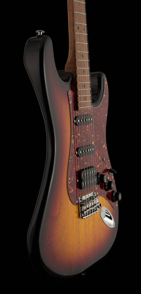 Suhr Limited Edition Classic S Paulownia, Trans 3 Tone Burst