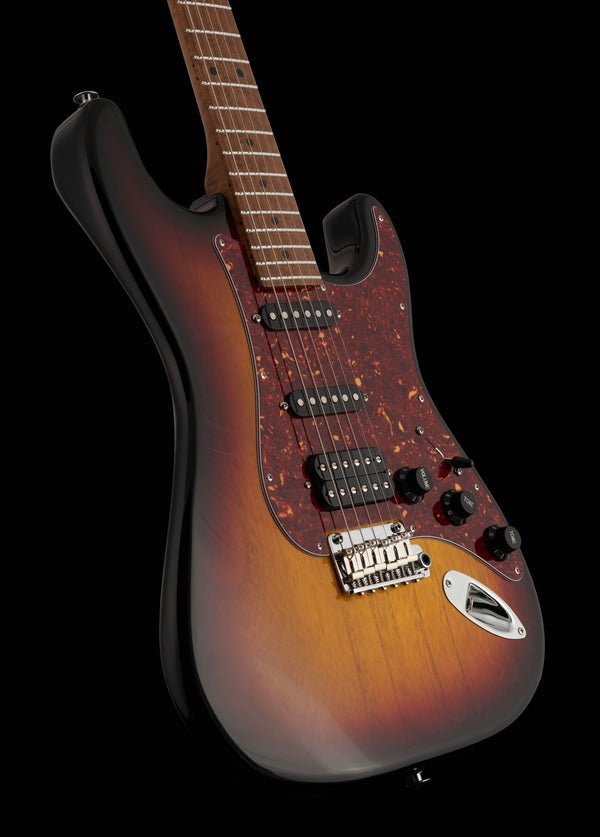 Suhr Limited Edition Classic S Paulownia, Trans 3 Tone Burst