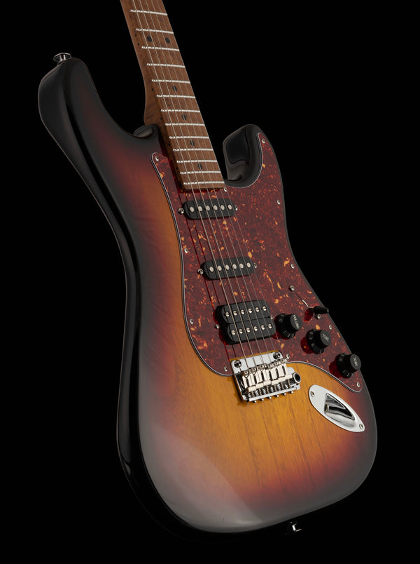 Suhr Limited Edition Classic S Paulownia, Trans 3 Tone Burst