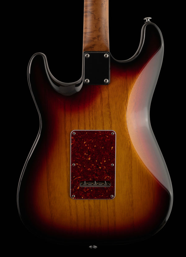 Suhr Limited Edition Classic S Paulownia, Trans 3 Tone Burst