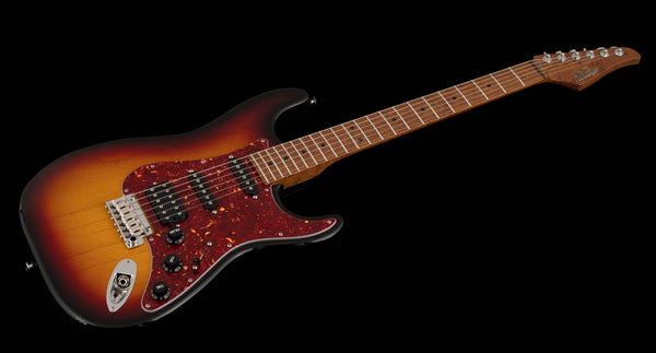 Suhr Limited Edition Classic S Paulownia, Trans 3 Tone Burst