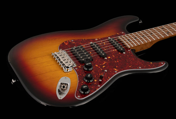 Suhr Limited Edition Classic S Paulownia, Trans 3 Tone Burst