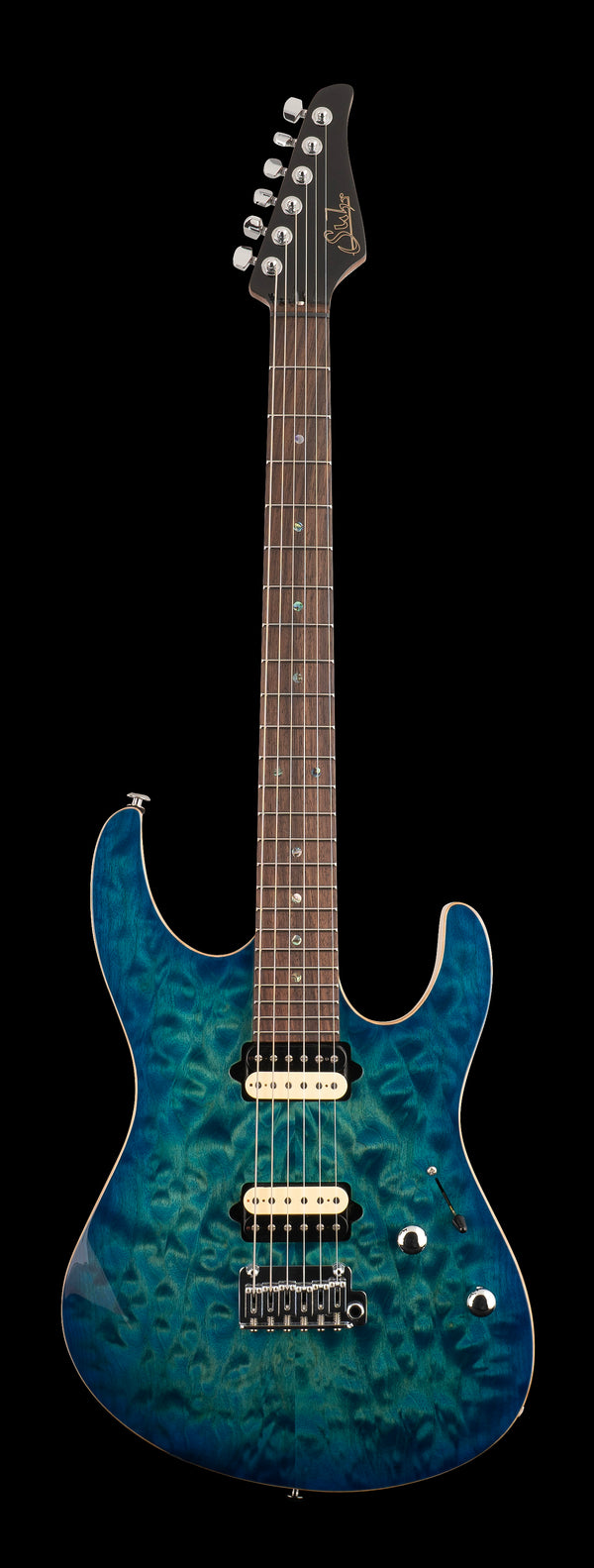 Suhr Custom Modern Aqua Blue Burst