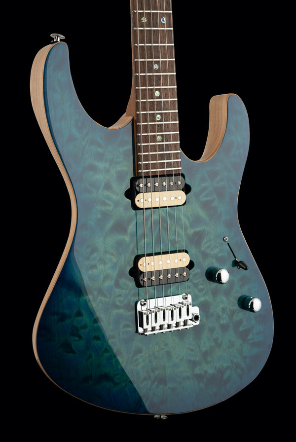 Suhr Custom Modern Aqua Blue Burst