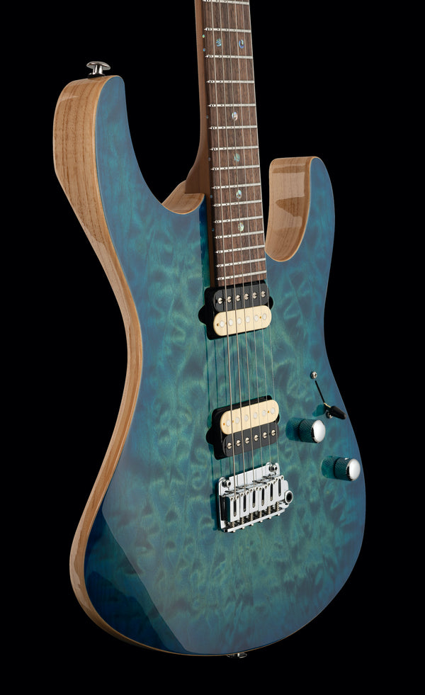 Suhr Custom Modern Aqua Blue Burst