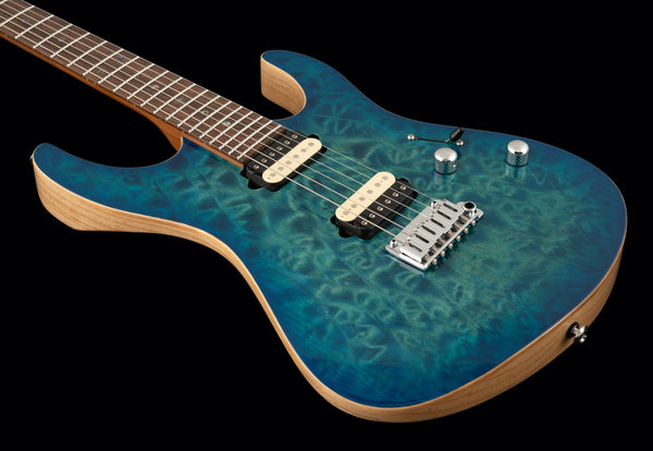 Suhr Custom Modern Aqua Blue Burst