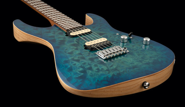 Suhr Custom Modern Aqua Blue Burst