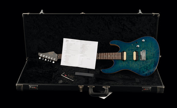Suhr Custom Modern Aqua Blue Burst