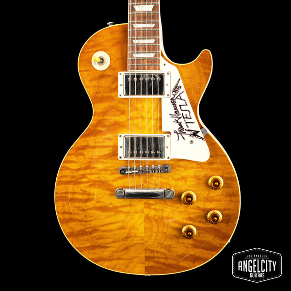 Gibson
Custom Shop
’58 Les Paul Reissue owned and played by
Frank Hannon of Tesla
