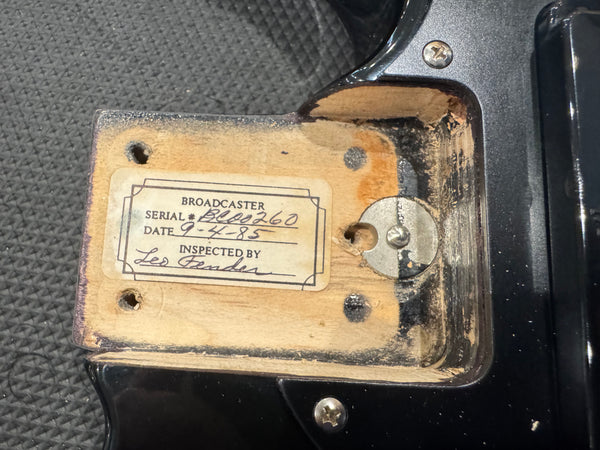 G&L Broadcaster - hand signed by Leo Fender