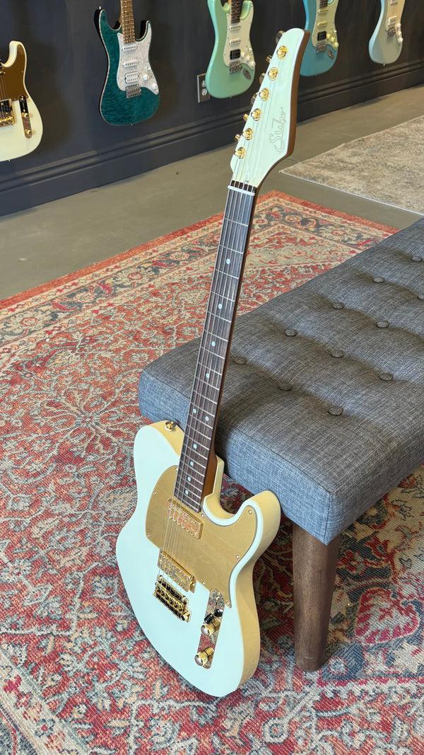 Suhr Mateus Asato Signature Classic T White - Gold Foils
