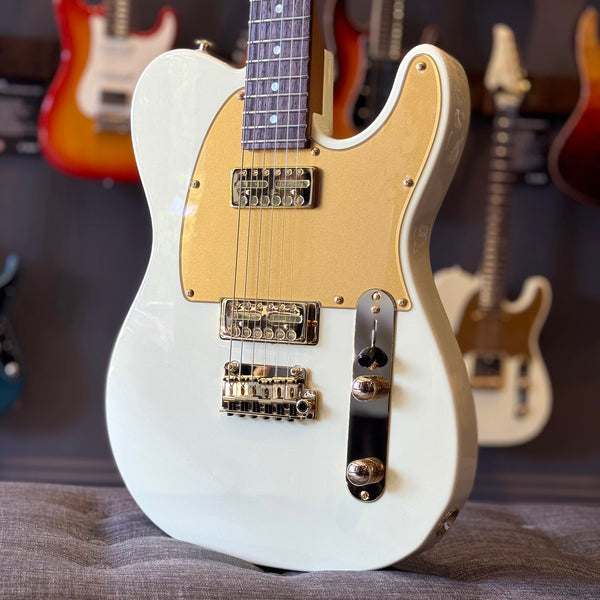 Suhr Mateus Asato Signature Classic T White - Gold Foils