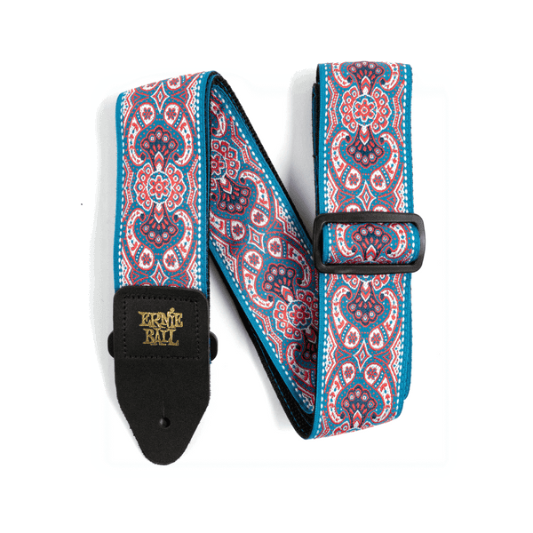 Ernie Ball Classic Jacquard Guitar Strap / Bass Strap - Pink Paisley