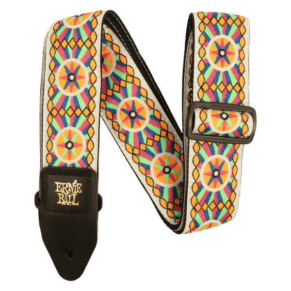 Ernie Ball Classic Jacquard Guitar Strap / Bass Strap - Candy Sun