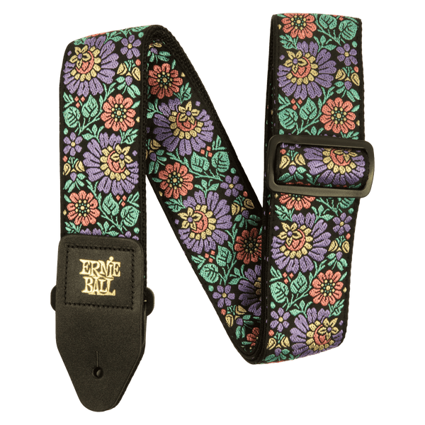 Ernie Ball Classic Jacquard Guitar Strap / Bass Strap - Evening Bloom