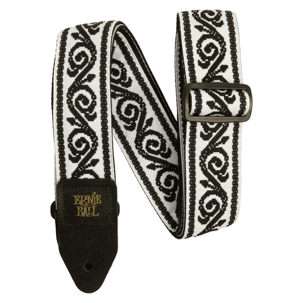 Ernie Ball Classic Jacquard Guitar Strap / Bass Strap - Black Vine