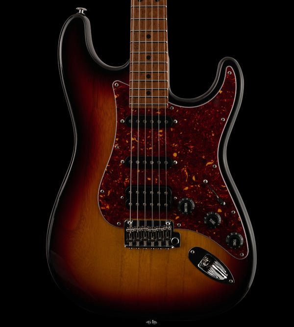 Suhr Limited Edition Classic S Paulownia, Trans 3 Tone Burst