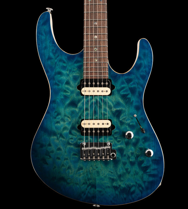 Suhr Custom Modern Aqua Blue Burst