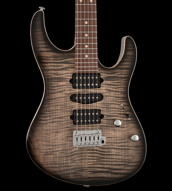 Suhr Modern Plus, Trans Charcoal Burst, HSH, Pau Ferro