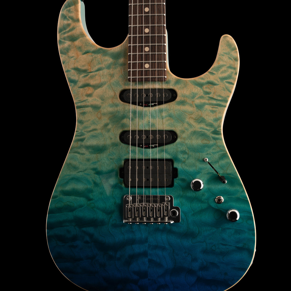 Tom Anderson Drop Top - Bora Blue Surf – Angel City Guitars