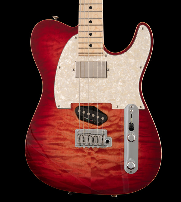 Tom Anderson Top T Classic - Natural Red Burst