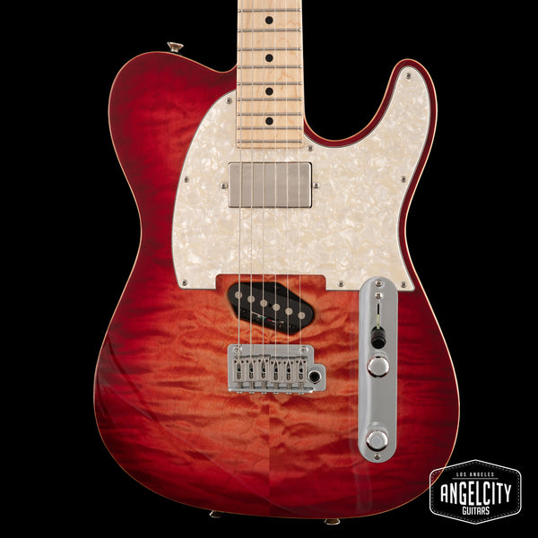 Tom Anderson Top T Classic - Natural Red Burst