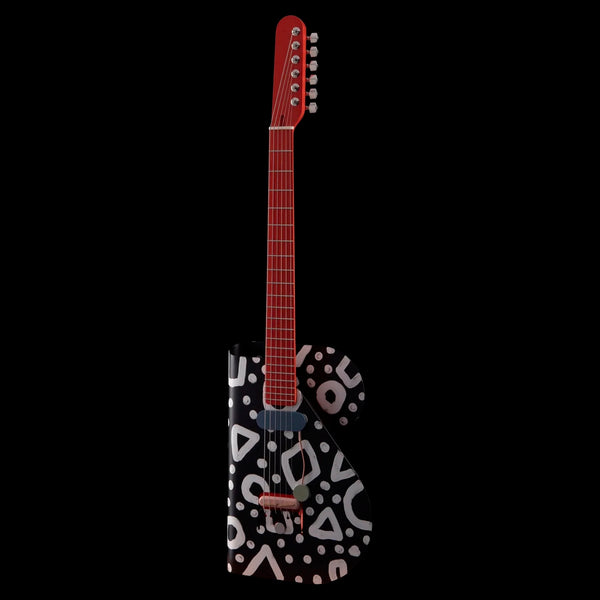 Verso Art Piece Trio - Cosmo, Two Stringed Stick Guitar with Pickup, Sculpture