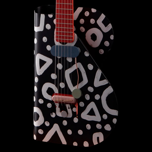 Verso Art Piece Trio - Cosmo, Two Stringed Stick Guitar with Pickup, Sculpture