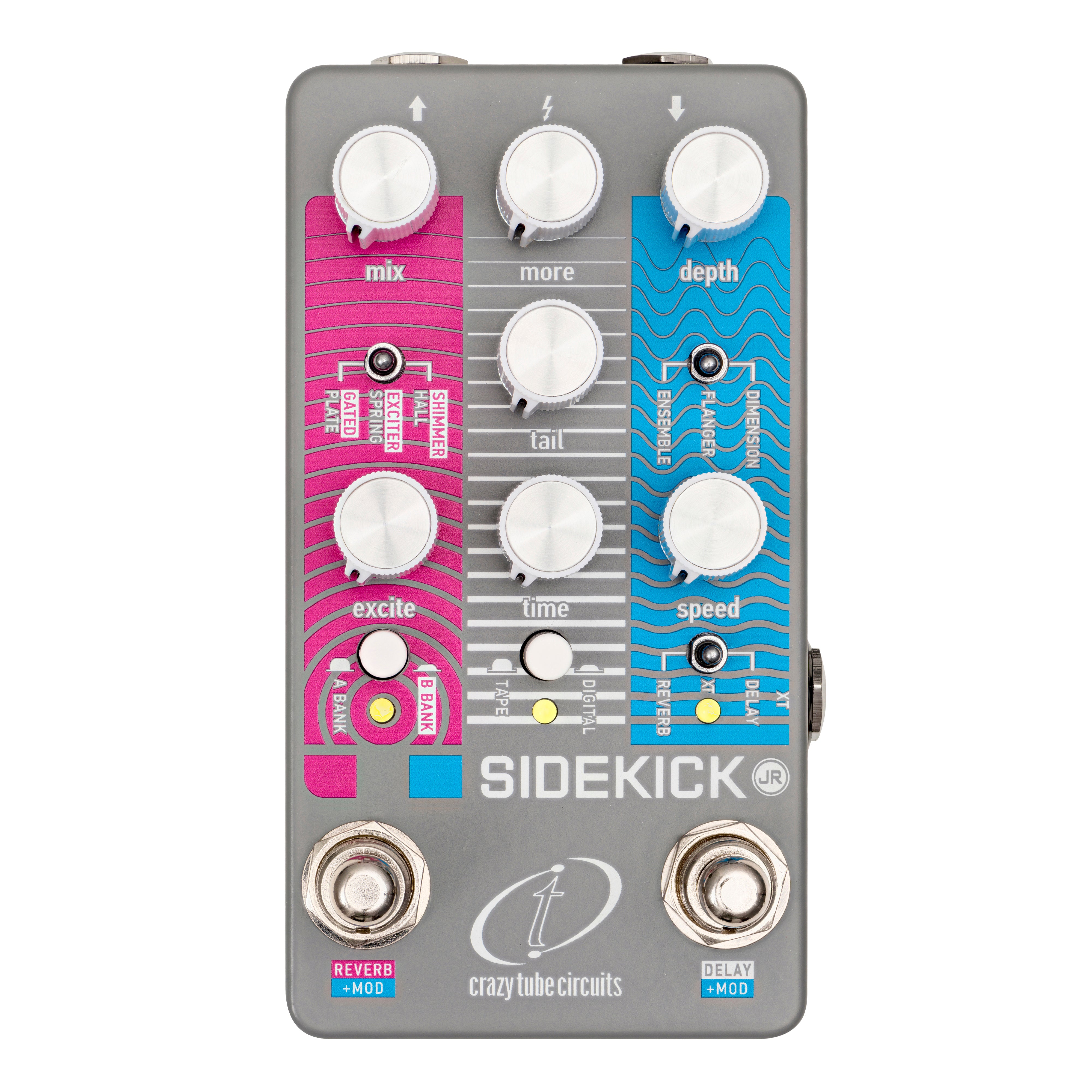 Crazy Tube Circuits Sidekick Jr Reverb Delay Modulation