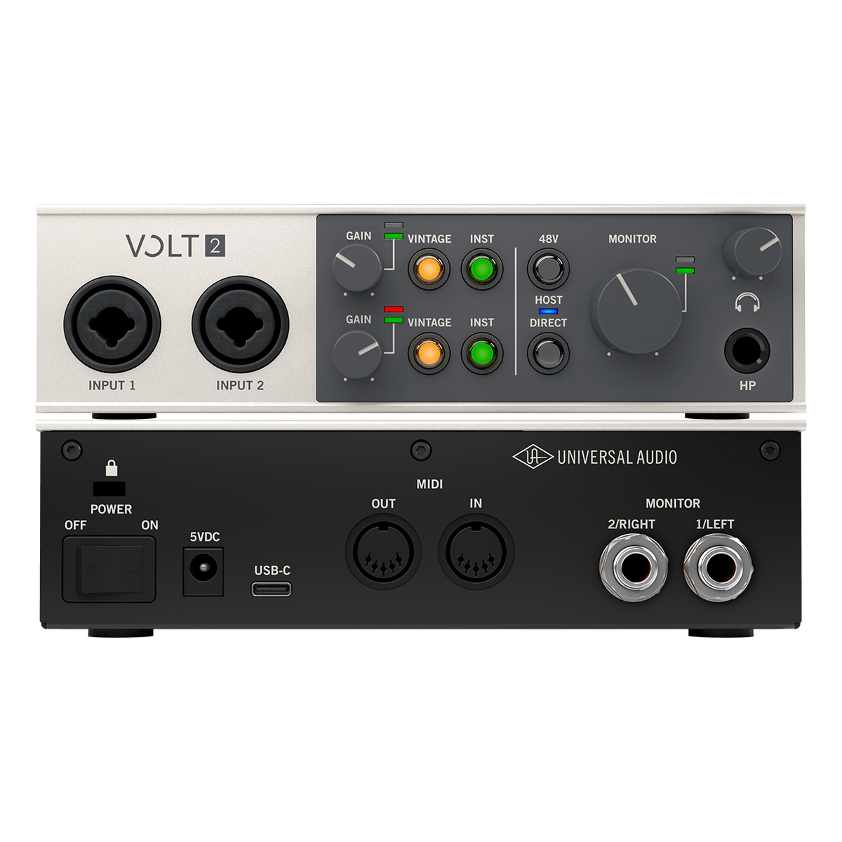商品画像：Amazon.com: Universal Audio Volt 2 USB Recording Studio 4